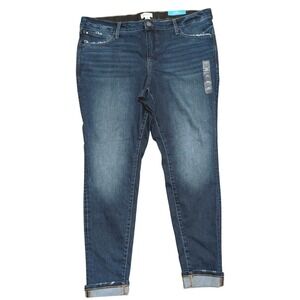 Maurices Jeans Plus Size 20 20w Everflex High Rise Super Skinny Denim Pants NWT
